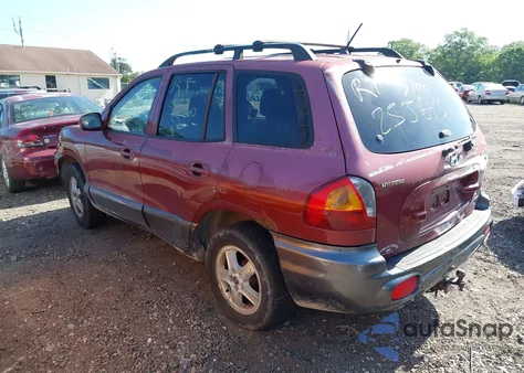 2004 Hyundai Santa Fe Gls z USA, uszkodzony, nr VIN KM8SC73D24U771724